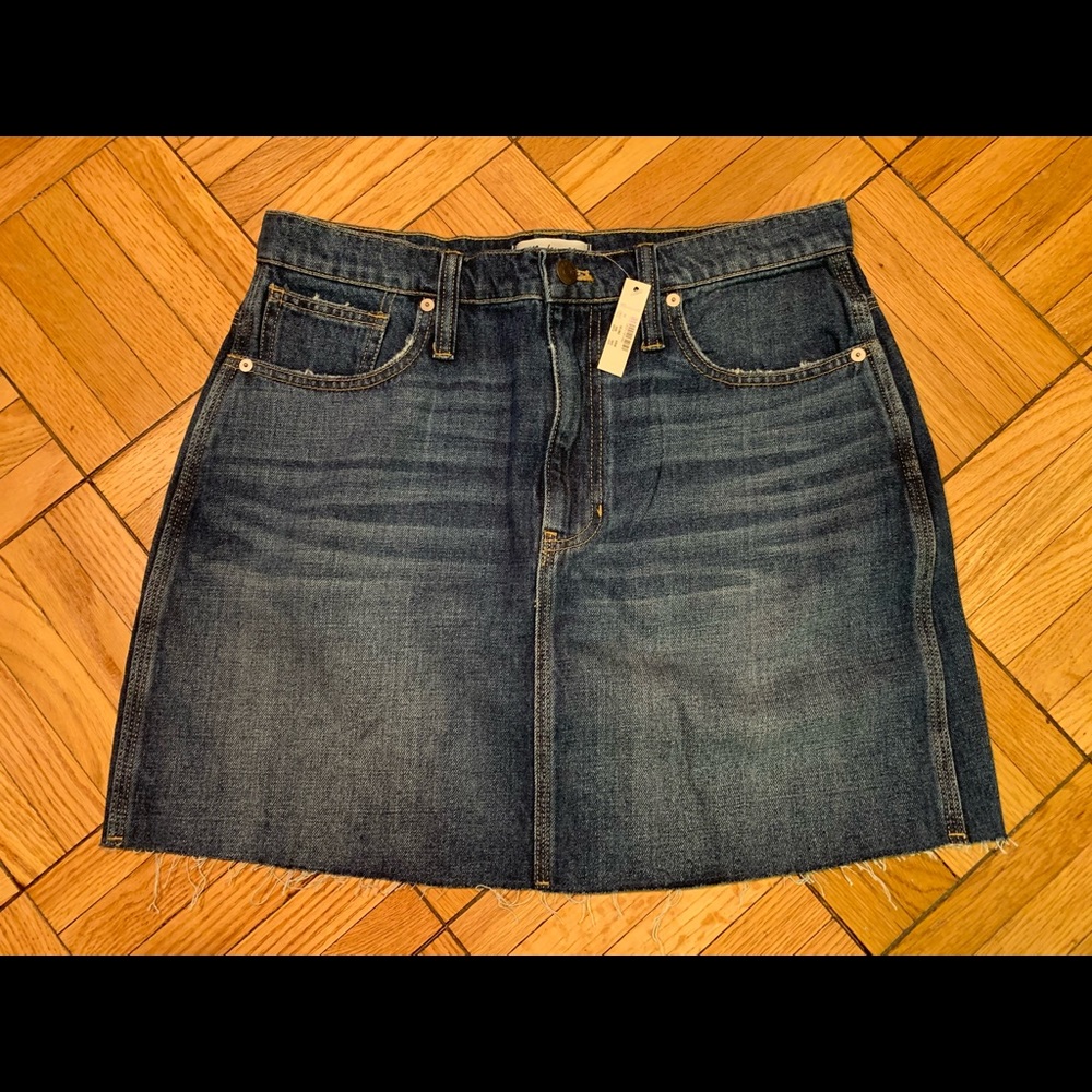 NWT Madewell denim jean skirt